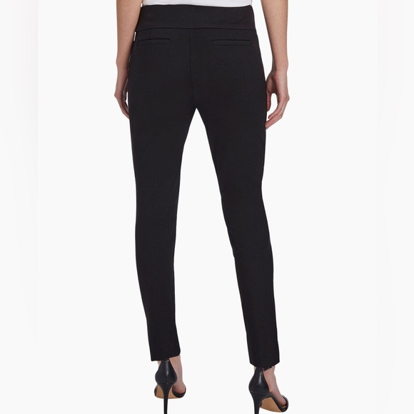 Jones New York Black Dresses Pants Compression Stretch Gold Rivets Pull On Sz S - Picture 2 of 13